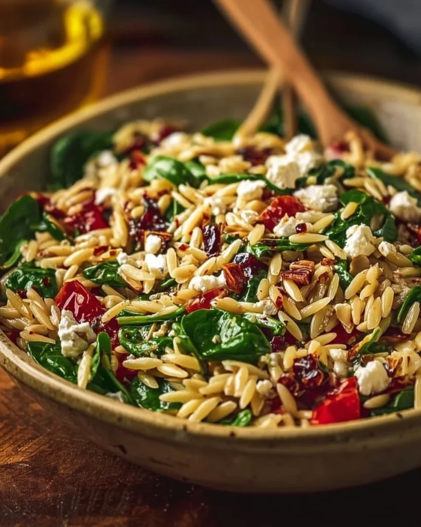Vibrant 20-minute balsamic orzo salad with fresh vegetables