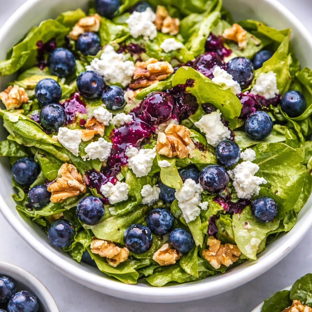 Tasty Easter Spring Salad with Goat Cheese, featuring fresh spring vegetables and vibrant dressing.
