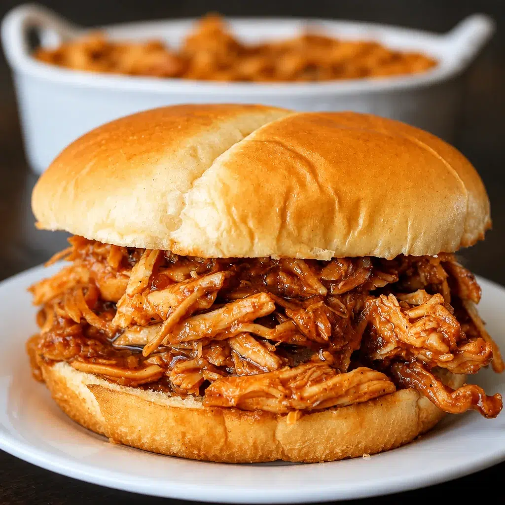 Delicious Crockpot BBQ Chicken cooked to perfection with brown sugar and BBQ sauce.