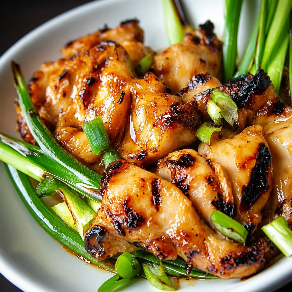 Vietnamese Grilled Chicken with rice vermicelli and fresh vegetables
