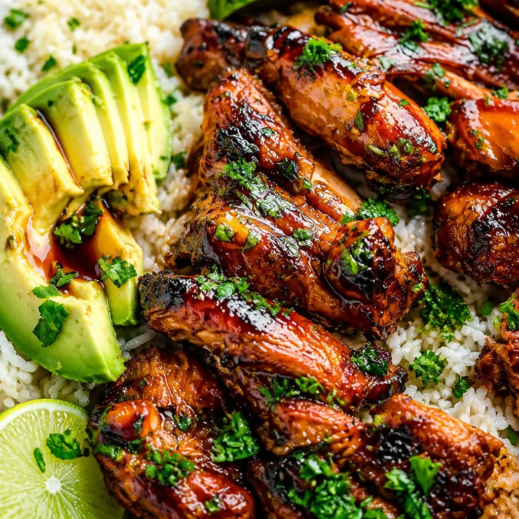 Juicy grilled Hawaiian BBQ chicken marinated in sweet and savory flavors.