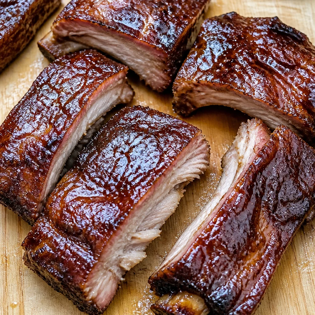 Delicious fall-off-the-bone St. Louis-style ribs cooked in the oven with a flavorful dry rub.